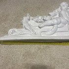 Vintage Wall Pediment French Rococo Architectural Pediment Cherub Angel 39 In