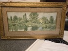 M h lowell Artwork Signed Print Framed Original Frame