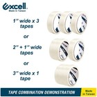 Excell Heavy Duty Desk Tape Dispenser Fits 3x1  Or 1x3  Tape  3  Core  3  Wide