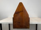Antique Large Pine Wooden Carpenter   s Tool Box Carrying Tote