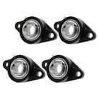 Ucfl205-16 Flange Bearing 1  Bore  Oval 2-bolt  Solid Base  3 Lips Seal  qty 4 