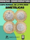 Full Set 4 Mexico 20 Pesos Fifa World Cup 2026 Commemorative Coins Unc