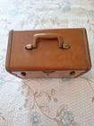 Vintage Brown Shwayder Brothers Samsonite Train Case Carry On Hard Shell