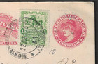 Uruguay  Montevideo 1908 Postmark On Upu Postal Card With Stamp Added To U s a 