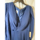 Lt Lanting Bride Navy  mother Of The Bride  Wedding Evening Gown Dress Size 14