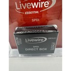Livewire Spdi Passive Direct Box Essential Series Black Attenuating Di Box