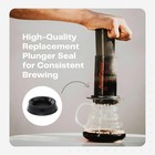 Replacement Plunger Seal  Compatible With Aeropress   Coffee And Black 
