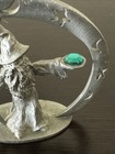 Spoontiques Pewter Wizard Sorcerer Star Moon Circle Miniature Figurine Mr828