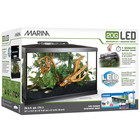 Marina 20 Gallon Glass Aquarium Kit With Led Light  Filter   Water Conditioner