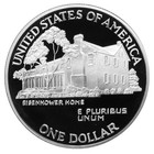 1990 Eisenhower Proof Commemorative 90  Silver Dollar Us Coin