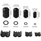 20 Pack Ferrite Chokes Bead Ring Core Rfi Emi Noise Suppressor Filter Cable Clip