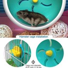 Hamster Silent Wheel Small Animal Exercise Running Wheel Adjustable 7  Blue