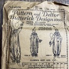 Antique 1921 Childs Clown Costume Pattern Bust 32 Butterick 4006 Halloween