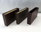 Handmade Junk Journal Boxes 3-pack 4  7 Upcycled Book Covers Craft Storage
