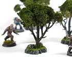 Tree Terrain For Ttrpgs   Wargaming 3-5 Inches - Handmade Scenery For Aos   40k