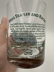 Hess Trailer And Racer Tumbler Glass  1996 Classic Truck Series 1992 18 Wheeler