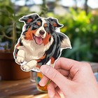 Australian Shepherd Dog Sticker 8 Pcs  large Size  Vinyl Stickers Laptop