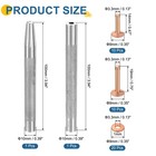 20set 9x3 3x14mm   9x3 3x19mm Copper Rivets And Burrs Leather Fastener  Copper