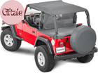 Bimini Soft Top For Jeep Wrangler Tj 1997 To 2006 Black Diamond