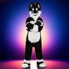Cartoon Fursuit Cosplay Costume Wearable Pajamas Headgear Glove Shoes Full Set