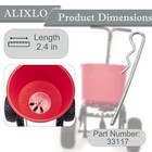Alixlo 33117 Spreader Agitator For Earthway Prevents Clogs 5 Pack White