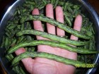Beans  Heirloom Rattle Snake Pole   150 Non-gmo  Amish Grown Seeds  Organic  