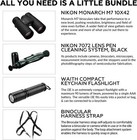 Nikon 16766 Monarch M7 10x42 Binocular With Lens Pen  Waith Harness  flashlight