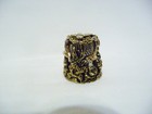 Thimble Gold-plated Pewter Carousel Nicholas Gish   Signed Hummingbird-go-round