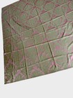 Vtg Brocade Drapery Wedding event Table Cover Wall Textile Damask Toile Xl82x88