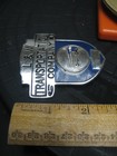 L w Transportation Company Bus Driver Hat Badge Chrome   Blue