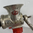 Vintage Meat Mincer Spong Grinder Industrial Space Age Tabletop Crank Made In Uk