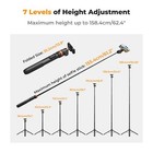 62   Phone Selfie Stick Tripod 2in1 Lightweight Cellphone Holder And Camera Stan