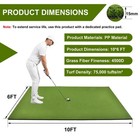 10 X 6 Ft Artificial Turf Grass Practice Golf Putting Green Indoor Outdoor