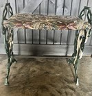 Antique Art Deco Cast Iron Vanity   Window Bench With Theatrical Dancing Figures