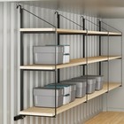 2 4pack 3 Tier Steel Cargo Shipping Container Shelving Shelf Brackets 22  x60  