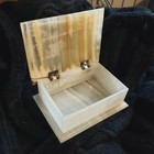 Vintage Onyx Stone Trinket Box  Hinged Lid  Keepsake Box Jewelry Box Stripes 