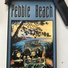 Pebble Beach 2003 Tour D elegance Poster Bugatti Signed Artist  Barry Rowe Exc