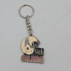 Vintage Houston Oilers Authentic Nfl Fine Pewter Key Chain 1990