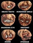 Funny Scary Gag Latex Lower Half Face Mask Halloween Costume Mouth Cover -choose