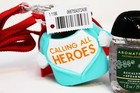 Bath   Body Works Pocketbac Hand Sanitizer Gel Holder Calling All Heros Lanyard