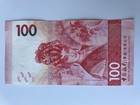Circulated 2021 Bank Of China  hong Kong   100 Banknote