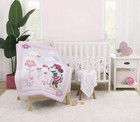 Disney Baby Mini Mouse 3 Piece Crib Bedding Set  Brand New