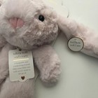 New Baby Lovey Pink Bunny Security Blanket Soft Baby Toy   Sweet Little Lovey