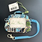 Vera Bradley Retired Bali Blue Lobster Claw Luggage Id Tag  Card Holder Etc  New