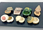 Japanese Vintage K  g   Set Of Seven Ceramic Pottery Tea Ceremony Utensils