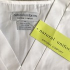Women Men Natural Uniforms Medical Hospital Nursing Scrub Set Top   Pants Size M