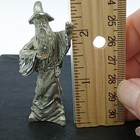 Pewter Miniature Wizard Mwfp Master Works W crystals Fantasy Figurine 2 5 