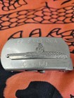 Uss Saratoga Cv-60  Vintage Us Navy Military Web Belt Buckle 