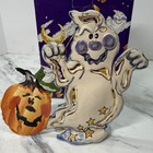 Blue Sky Halloween Tea Light Holder Boo The Ghost Heather Goldminc Nib