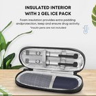 Insulin Cooler Travel Case With 2 Reusable Ice Packs For Insulin Pen Portable   